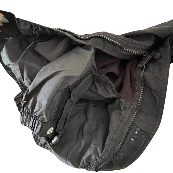 Rawik Black Snow Pants With Elastic Waist & Zipper Pockets Unisex Medium - Picture 5 of 6